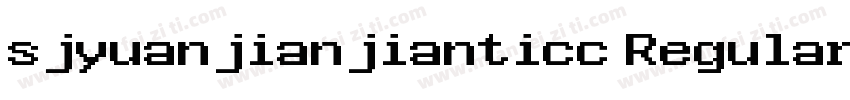 sjyuanjianjianticc Regular字体转换